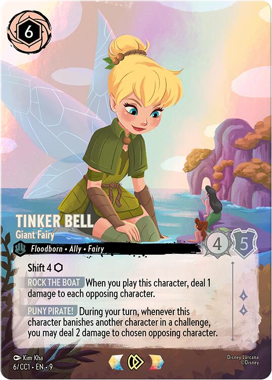Tinker Bell - Giant Fairy (6/CC1) (6) [Promo Cards] | Clutch Gaming