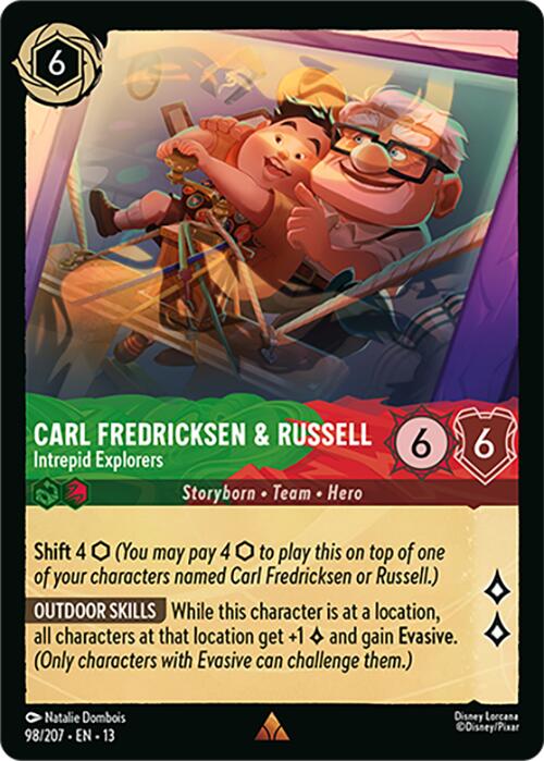 Carl Fredricksen & Russell - Intrepid Explorers (98/204) [Attack of the Vine!] | Clutch Gaming