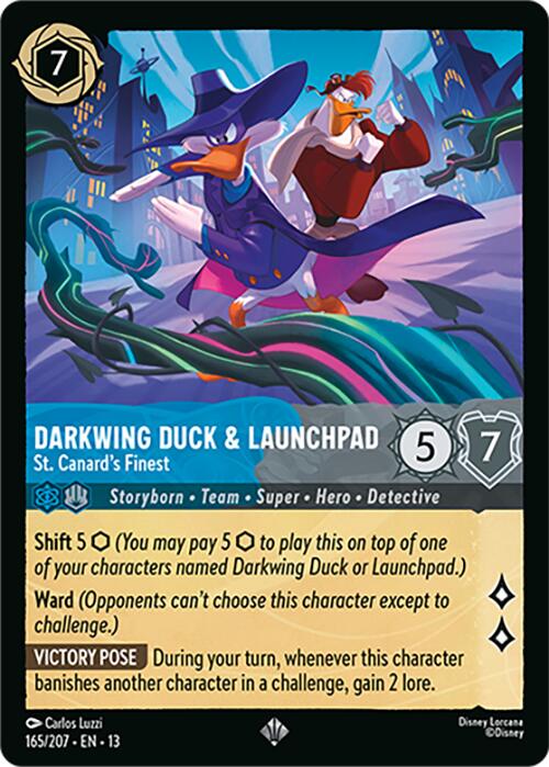 Darkwing Duck & Launchpad - St. Canard's Finest (165/204) [Attack of the Vine!] | Clutch Gaming