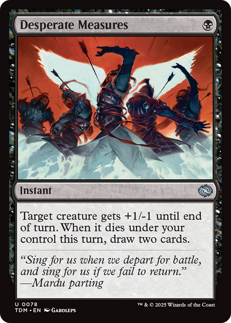 Desperate Measures [Tarkir: Dragonstorm] | Clutch Gaming