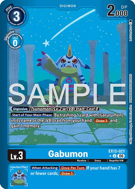 Gabumon [EX12-021] (Limited Foil) [Digital World Shambala] | Clutch Gaming