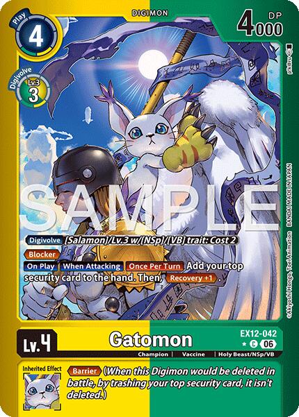 Gatomon [EX12-042] (Limited Foil) [Digital World Shambala] | Clutch Gaming
