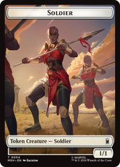 Soldier // Clue Double-Sided Token [Marvel Super Heroes Tokens] | Clutch Gaming