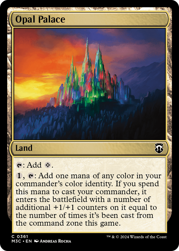 Opal Palace (Ripple Foil) [Modern Horizons 3 Commander] | Clutch Gaming