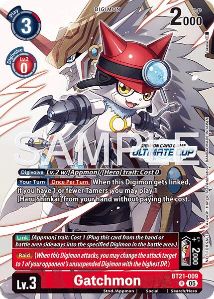 Gatchmon [BT21-009] (Ultimate Cup 26-27 Season 2) [World Convergence] | Clutch Gaming