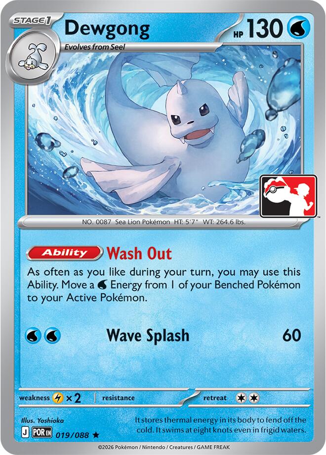 Dewgong (019/088) [Prize Pack Series Nine] | Clutch Gaming
