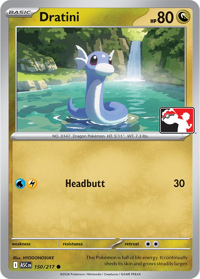 Dratini (150/217) [Prize Pack Series Nine] | Clutch Gaming