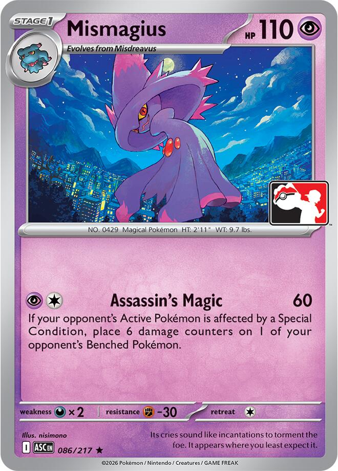 Mismagius (086/217) [Prize Pack Series Nine] | Clutch Gaming