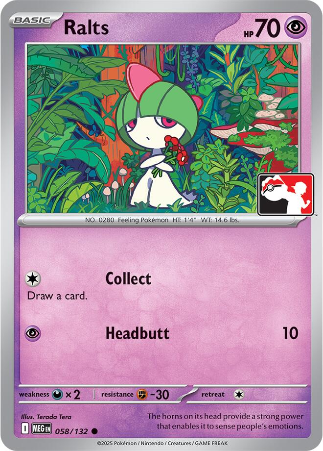 Ralts (058/132) [Prize Pack Series Nine] | Clutch Gaming