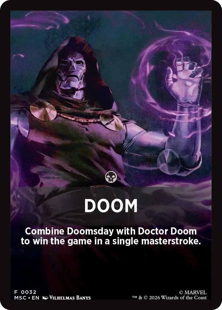 Doom Theme Card [Marvel Super Heroes Commander] | Clutch Gaming