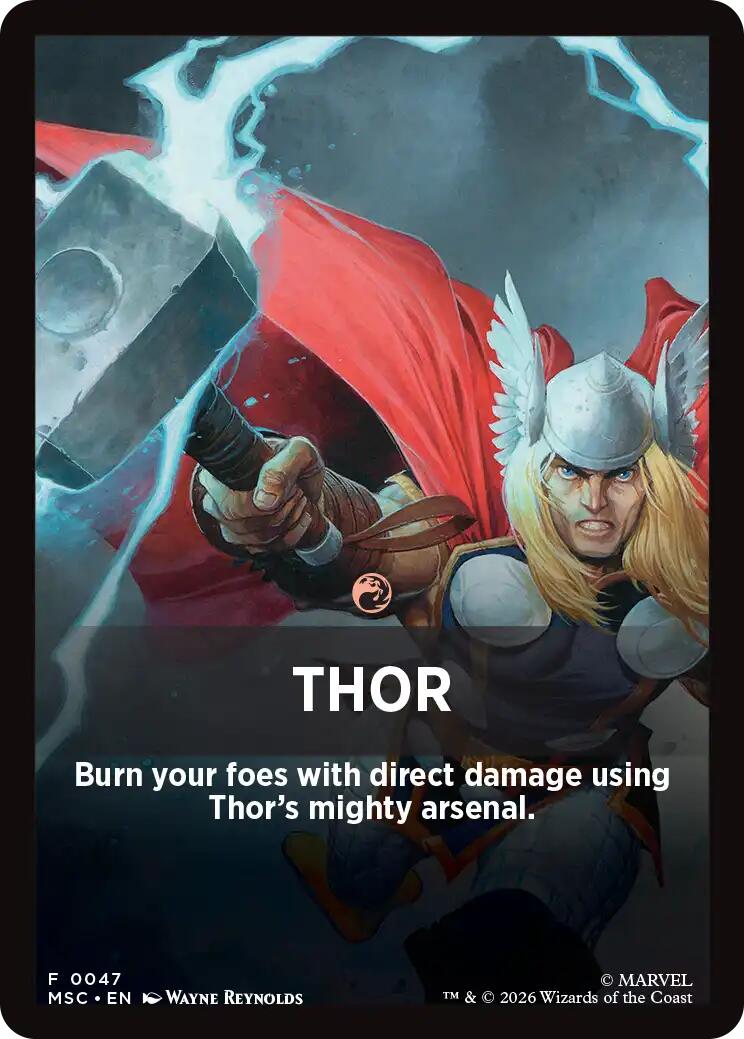 Thor Theme Card [Marvel Super Heroes Commander] | Clutch Gaming