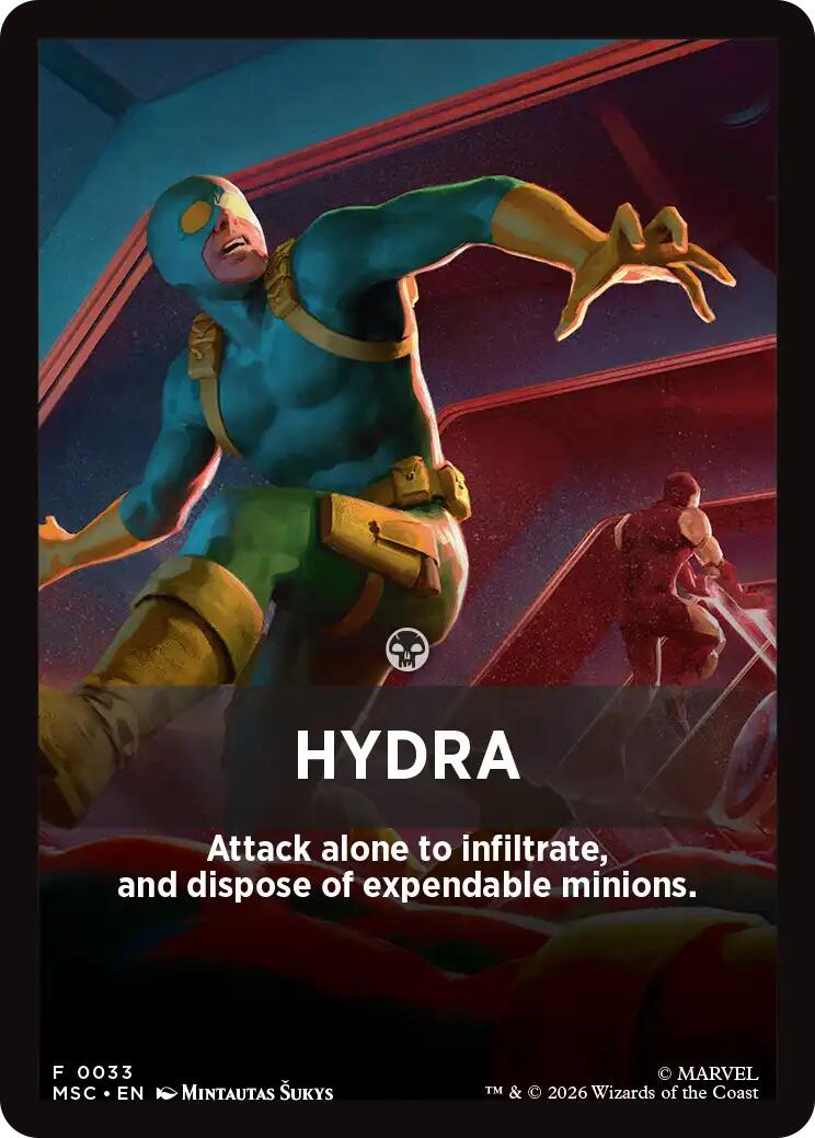 Hydra Theme Card [Marvel Super Heroes Commander] | Clutch Gaming