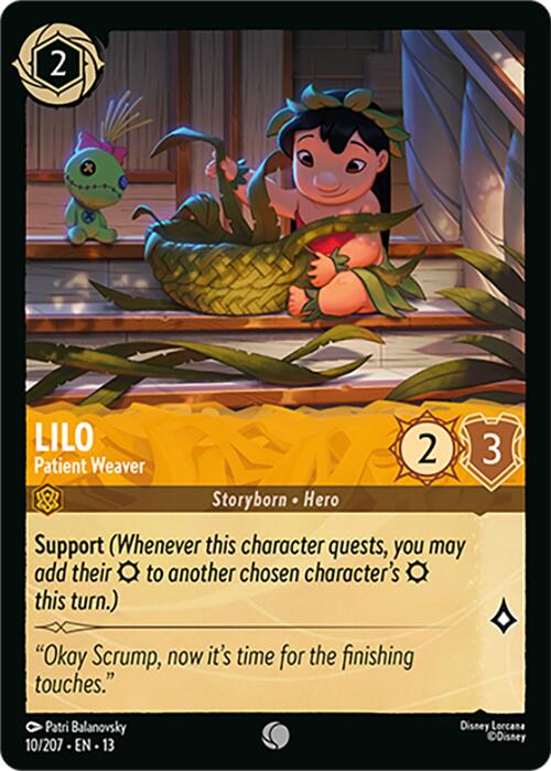 Lilo - Patient Weaver (10/207) [Attack of the Vine!] | Clutch Gaming