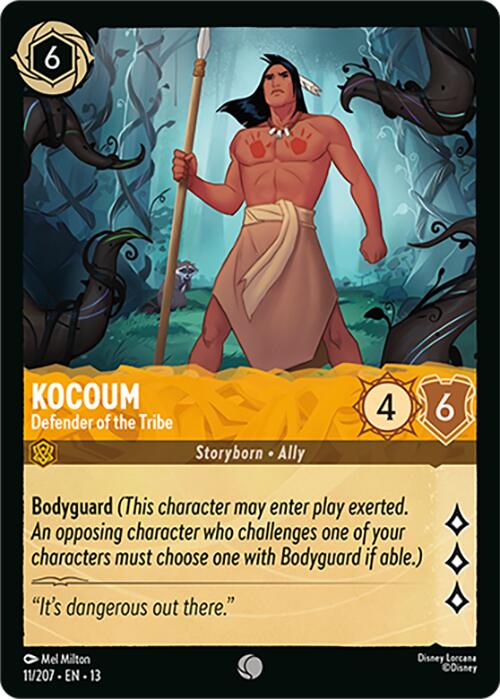 Kocoum - Defender of the Tribe (11/207) [Attack of the Vine!] | Clutch Gaming