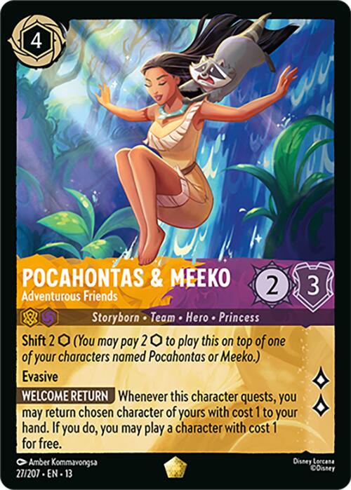 Pocahontas & Meeko - Adventurous Friends (27/207) [Attack of the Vine!] | Clutch Gaming