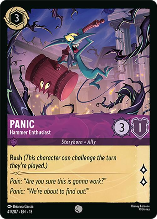 Panic - Hammer Enthusiast (41/207) [Attack of the Vine!] | Clutch Gaming