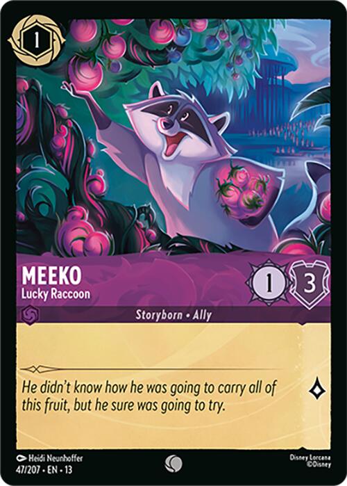 Meeko - Lucky Raccoon (47/207) [Attack of the Vine!] | Clutch Gaming