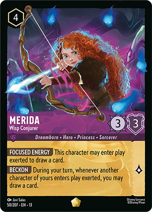 Merida - Wisp Conjurer (50/207) [Attack of the Vine!] | Clutch Gaming