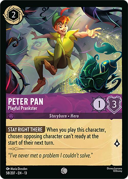 Peter Pan - Playful Prankster (58/207) [Attack of the Vine!] | Clutch Gaming