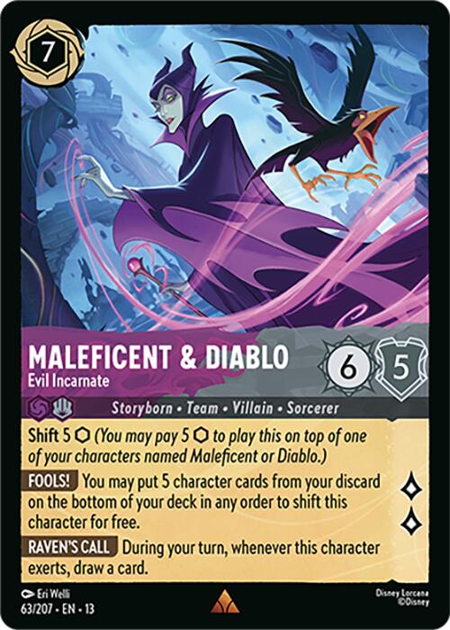 Maleficent & Diablo - Evil Incarnate (63/207) [Attack of the Vine!] | Clutch Gaming