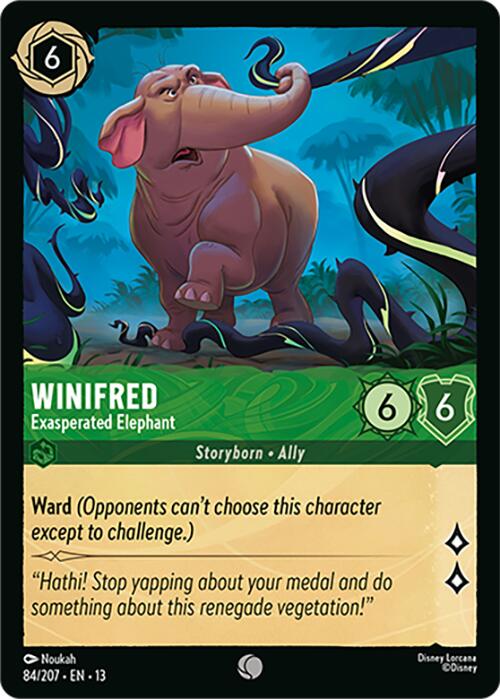 Winifred - Exasperated Elephant (84/207) [Attack of the Vine!] | Clutch Gaming