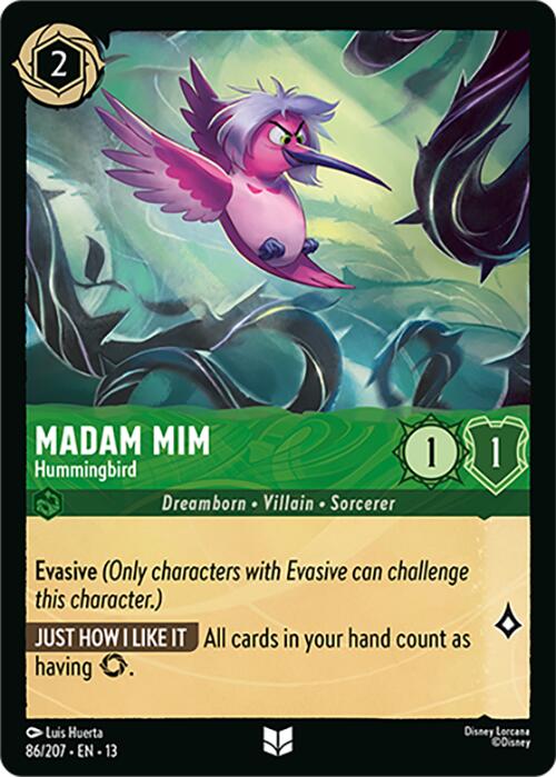 Madam Mim - Hummingbird (86/207) [Attack of the Vine!] | Clutch Gaming