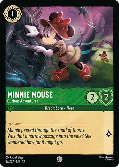 Minnie Mouse - Curious Adventurer (87/207) [Attack of the Vine!] | Clutch Gaming