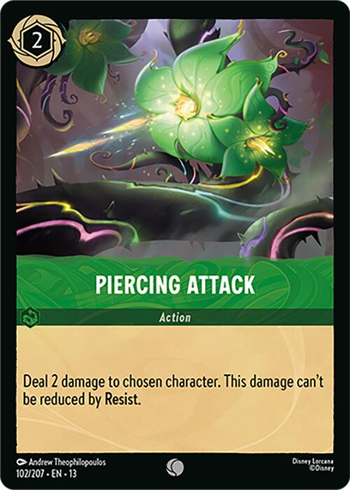 Piercing Attack (102/207) [Attack of the Vine!] | Clutch Gaming
