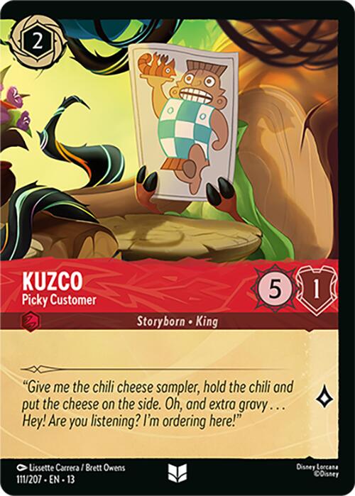 Kuzco - Picky Customer (Foil) (111/204) [Attack of the Vine!] | Clutch Gaming