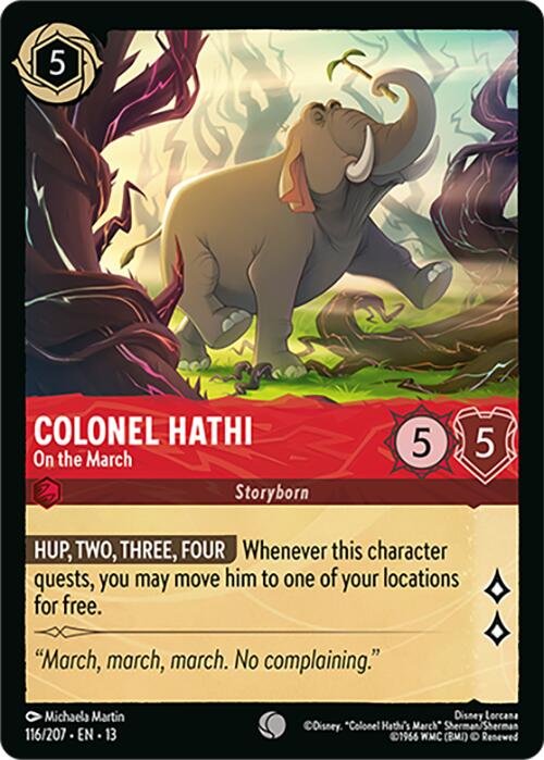 Colonel Hathi - On the March (116/207) [Attack of the Vine!] | Clutch Gaming