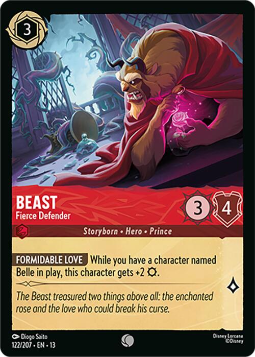 Beast - Fierce Defender (122/207) [Attack of the Vine!] | Clutch Gaming