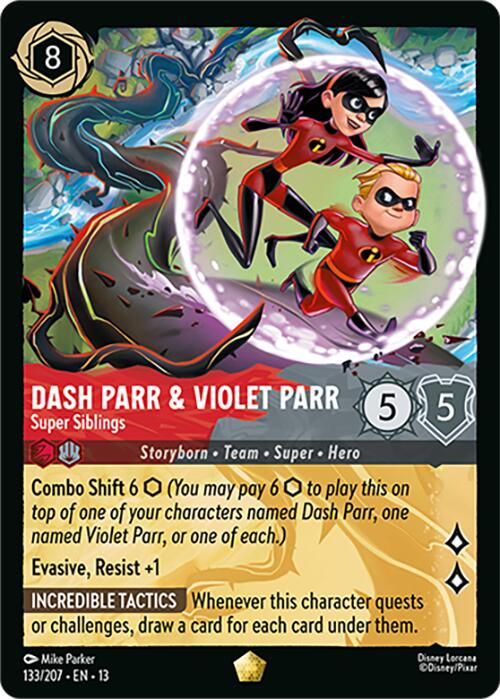 Dash Parr & Violet Parr - Super Siblings (133/207) [Attack of the Vine!] | Clutch Gaming