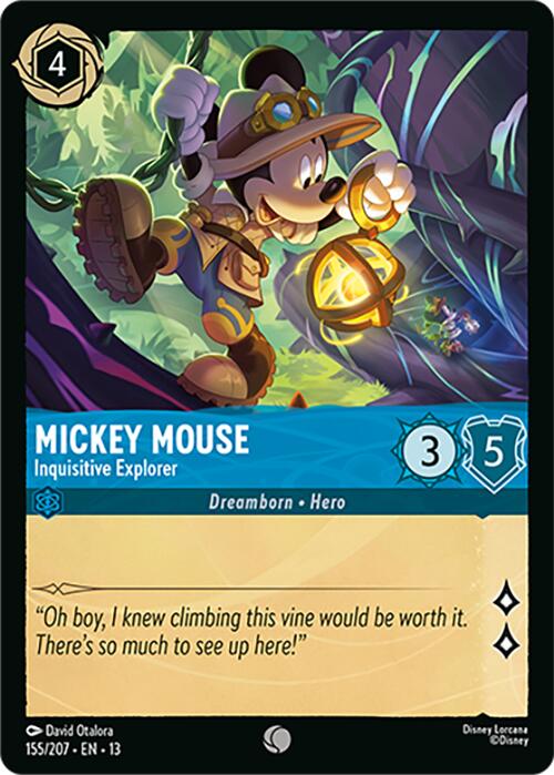 Mickey Mouse - Inquisitive Explorer (155/207) [Attack of the Vine!] | Clutch Gaming