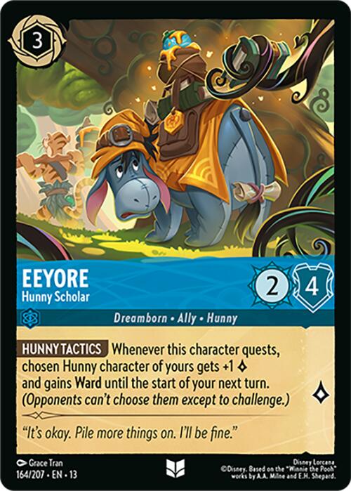 Eeyore - Hunny Scholar (164/207) [Attack of the Vine!] | Clutch Gaming