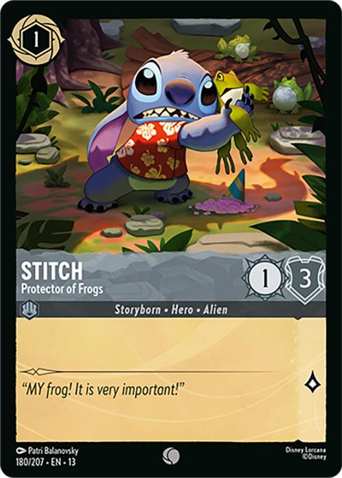 Stitch - Protector of Frogs (180/207) [Attack of the Vine!] | Clutch Gaming