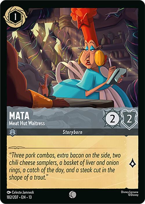 Mata - Meat Hut Waitress (182/207) [Attack of the Vine!] | Clutch Gaming