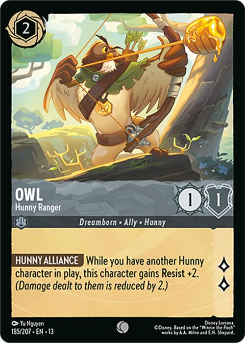 Owl - Hunny Ranger (185/207) [Attack of the Vine!] | Clutch Gaming