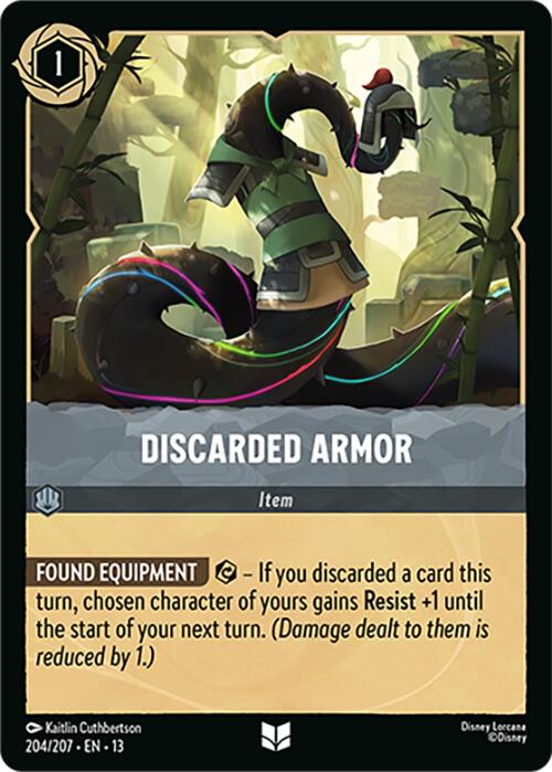 Discarded Armor (207/207) [Attack of the Vine!] | Clutch Gaming