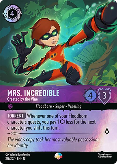 Mrs. Incredible - Created by the Vine (Epic) (213/204) [Attack of the Vine!] | Clutch Gaming