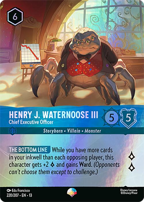 Henry J. Waternoose III - Chief Executive Officer (Epic) (220/204) [Attack of the Vine!] | Clutch Gaming