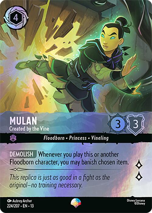 Mulan - Created by the Vine (Epic) (224/204) [Attack of the Vine!] | Clutch Gaming