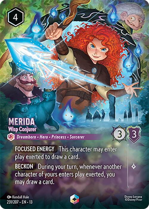 Merida - Wisp Conjurer (Enchanted) (231/204) [Attack of the Vine!] | Clutch Gaming