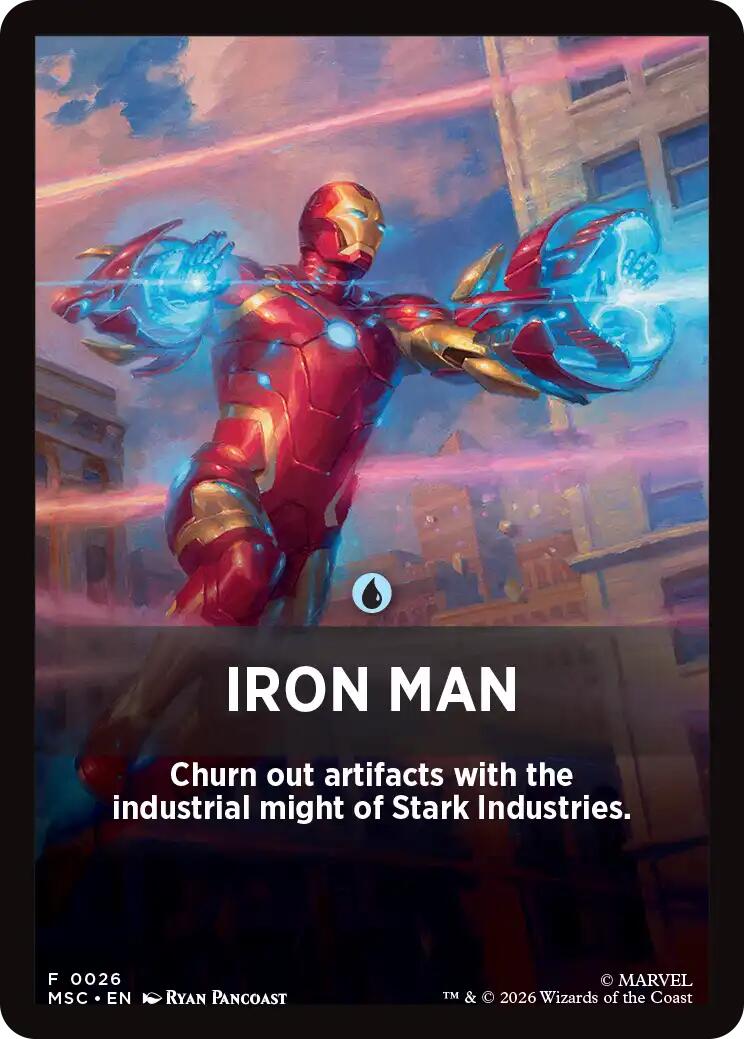 Iron Man Theme Card [Marvel Super Heroes Commander] | Clutch Gaming