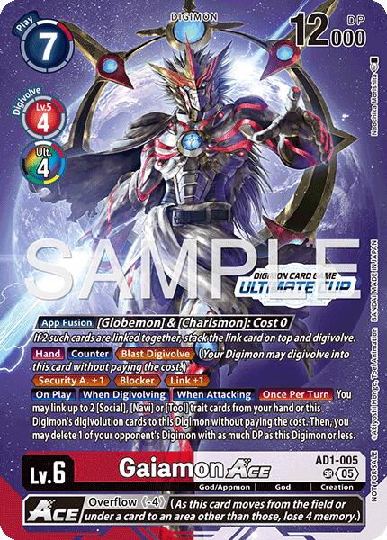 Gaiamon ACE [AD1-005] (Ultimate Cup 26-27 Season 2) [Advanced Booster Digimon Generation] | Clutch Gaming