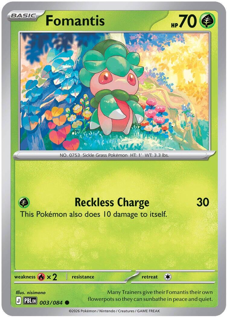 Fomantis (003/084) [Mega Evolution: Pitch Black] | Clutch Gaming