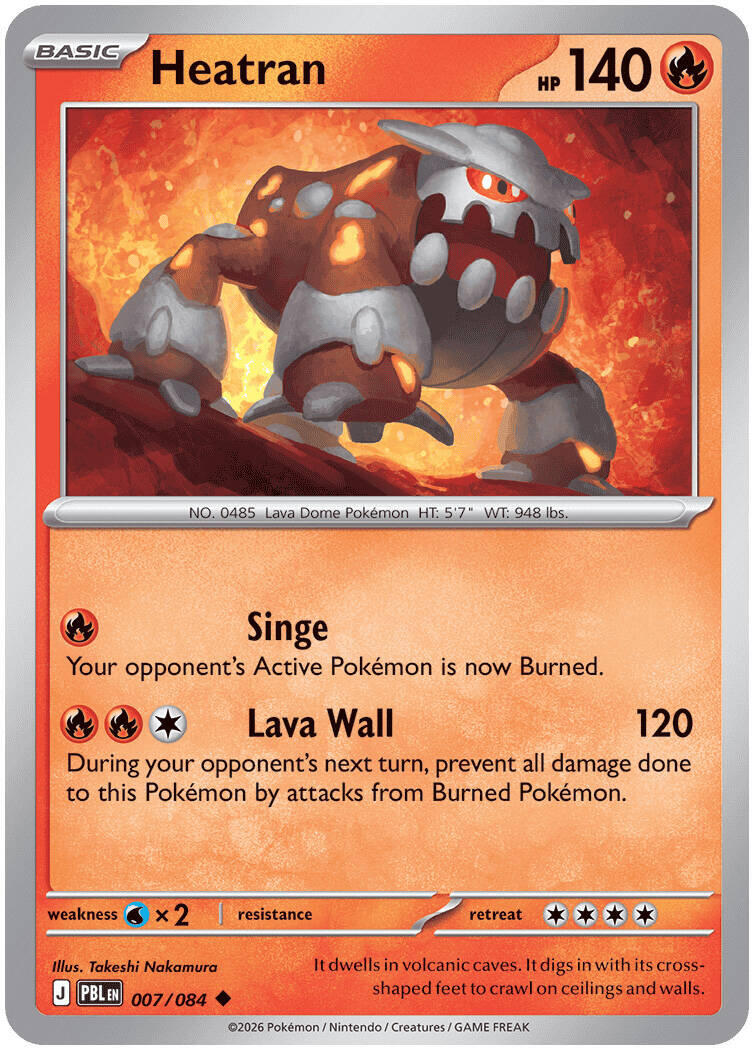 Heatran (007/084) [Mega Evolution: Pitch Black] | Clutch Gaming
