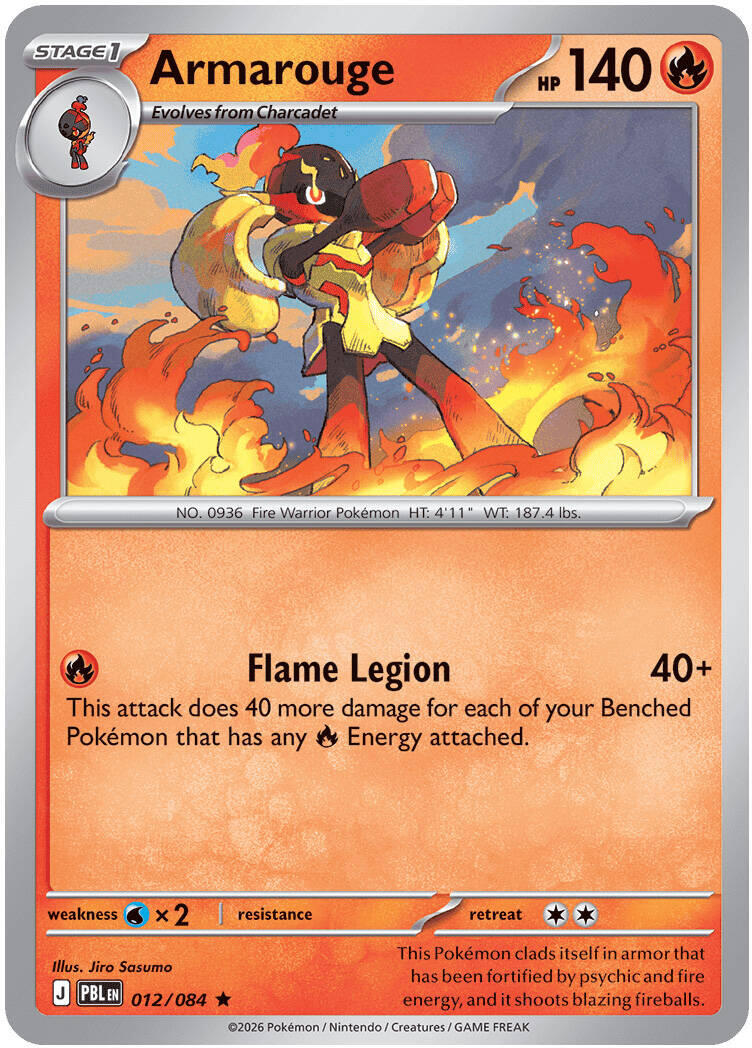 Armarouge (012/084) [Mega Evolution: Pitch Black] | Clutch Gaming