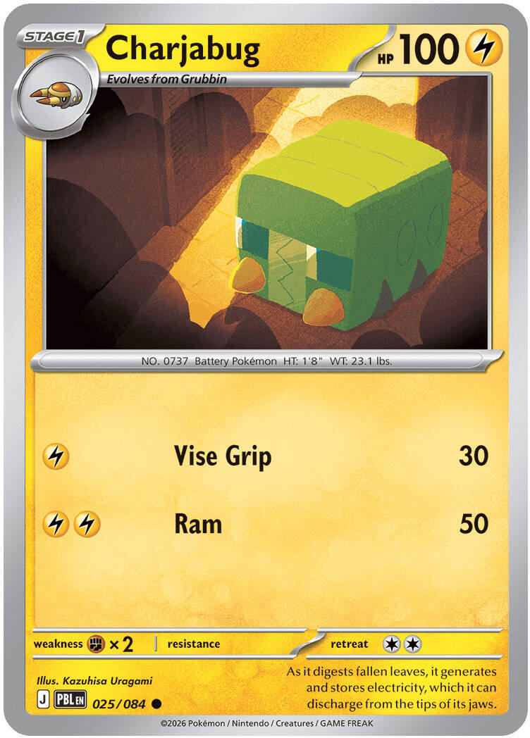 Charjabug (025/084) [Mega Evolution: Pitch Black] | Clutch Gaming