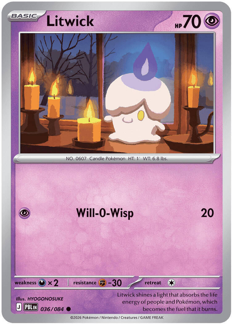 Litwick (036/084) [Mega Evolution: Pitch Black] | Clutch Gaming
