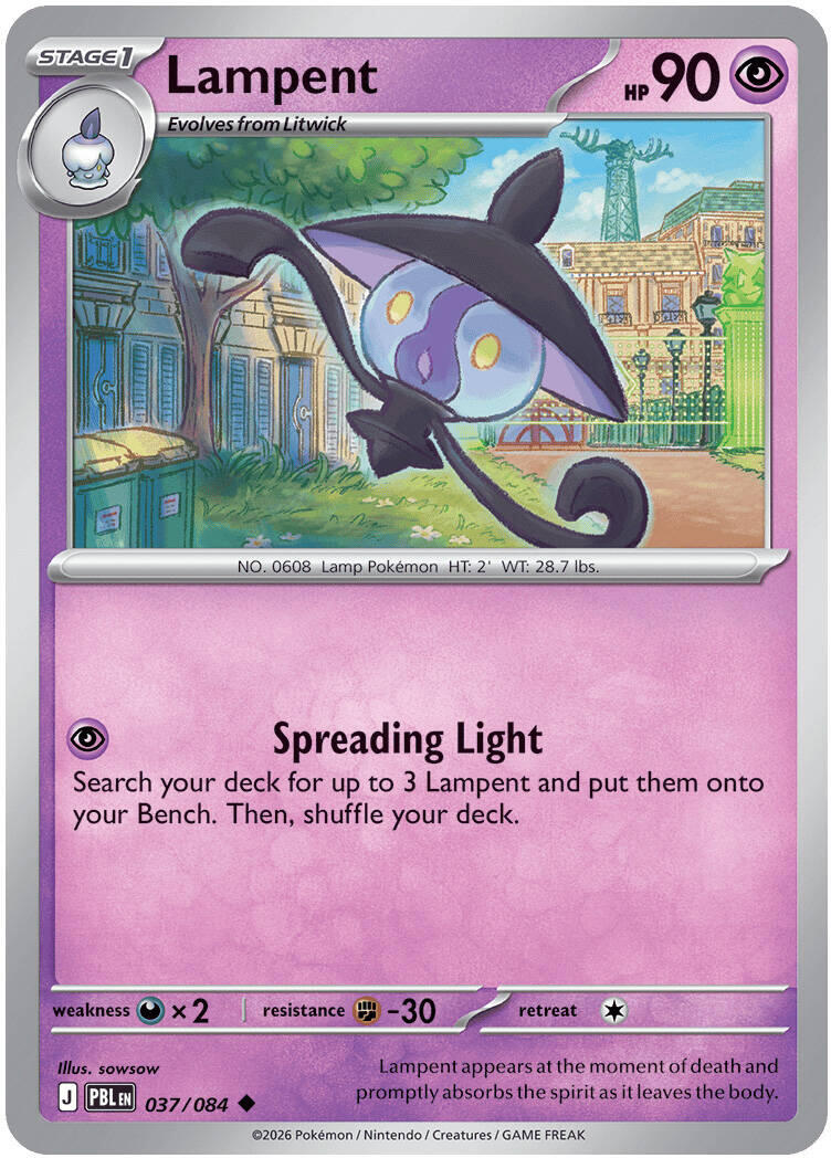 Lampent (037/084) [Mega Evolution: Pitch Black] | Clutch Gaming